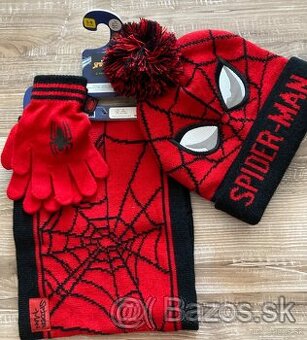 Set-nové/Detský zimný set Spider-man,čiapka,rukavice,šál - 2