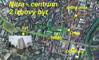 Nitra centrum 2 izbový byt s dvomi balkónmi ID 548-112-MIG - 2