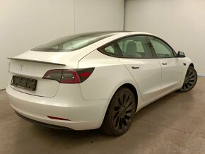 ✅️Tesla Model 3 Performance LongRange 512HP,BIELY INTERIÉR✅️ - 2