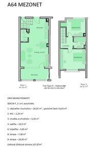 3 IZBOVÝ MEZONET APARTMÁN A64, TOPOLA, BULHARSKO LETOVISKO W - 2