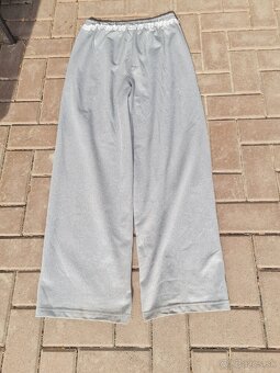 Baggy široké wideleg sivé tepláky, baggy sweatpants sweats - 2