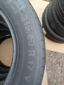 Jazdené letne pneumatiky continental 215x60x17 - 2