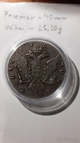 1 rubel Elisabet 1757 - 2