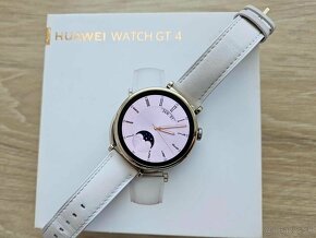 Huawei Watch GT 4 41 mm White Leather Strap, top stav,zaruka - 2