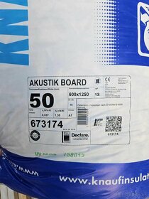 Knauf akustik board 037 50mm (12,5 m2) - 2