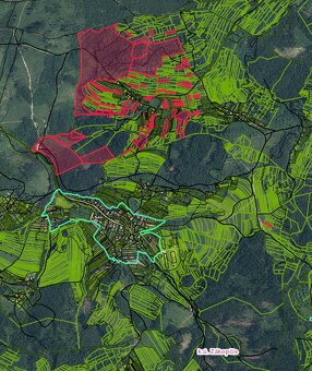 Zákopčie – 4.437 m2 LESY a ORNÁ PÔDA pri Čadci – PREDAJ - 2