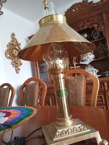 Mosadzná lampa s cylindrom - 2