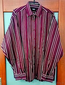 Pánska pruhovaná košeľa ( fialová ) - 2