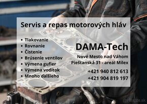 Motorová hlava / Hlava valcov Servis a repas motorových hláv - 2