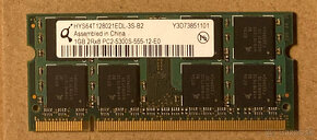 Predám pamäte DDR2 RAM 2GB do notebooku - 2