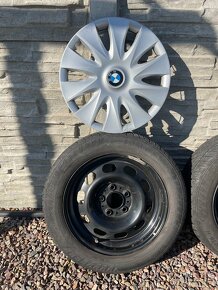 Zimná sada plechových diskov 205/55 R16 BMW - 2