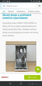 Umyvacka riadu -Candy - 2