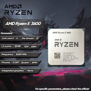 Predám Ryzen 5 3600 - 2