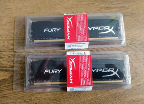 DDR3 16GB /2x 8GB/ 1600MHz CL10 Kingston HyperX FURY - 2