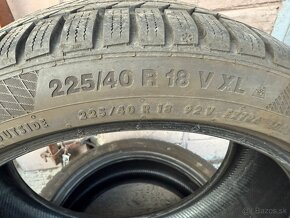 2ks Zimne pneumatiky CONTINENTAL 225/40 R18 - 2