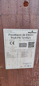 Predám lacno Porotherm 44 EKO+ Profi P8 - 2