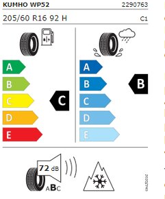 SUZUKI SX4 - predám zimné pneumatiky s diskami - 2