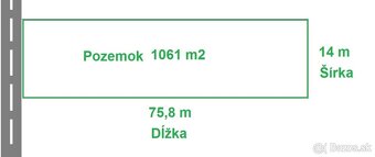 Lukratívny stavebný pozemok 1061m2 priamo v obci Veľké Úľany - 2