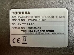 Dokovacia stanica TOSHIBA High Speed Port Replicator III - 2