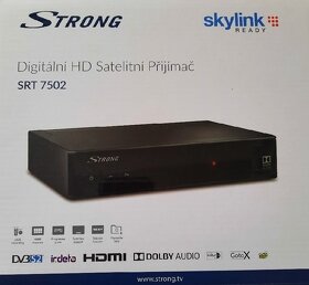 Predám DVB-S2 HD SAT prijímač Strong na voľné programy - 2