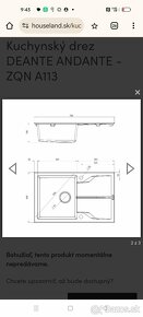 Kuchynský granitový drez ZQN A113 - 2