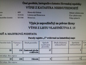 Lehota nad Rimavicou, pozemok 400M2 REZERVOVANÉ. - 2