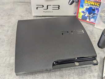 Playstation 3 Slim, 1 ovládač, 4 hry (Sonic, Fifa, ...) - 2