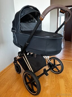 Kočík Cybex Priam Rose Gold - black - 2kombinácia - 2