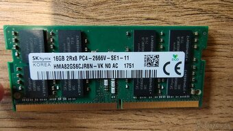 Pamäte/RAM pre Notebook DDR4 SODIMM 16GB - 2