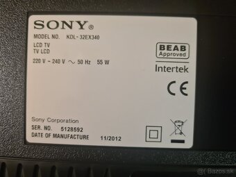 TV Sony KDL-32EX340 - 2