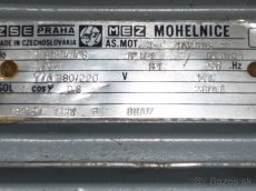 elektromotor Mez Mohelnice 1,1kW /1410ot./min - 2