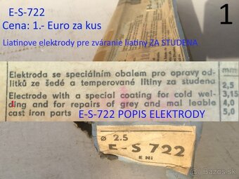 Zváracie elektrody a zváračské príslušenstvo - 2