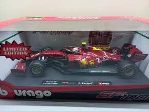 7x F1 FERRARI LECLERC VETTEL SAINZ BURAGO 1:18 - 2