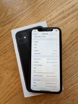 Apple iPhone 11 64gb black 100% zdravie - 2