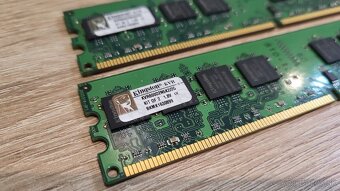 RAM Kingston 2x 1GB, DDR2 800MHz CL5, KVR800D2N5K2/2G - 2