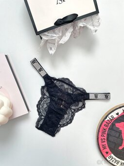 Victoria’s Secret shine strap brazilky nohavičky XS - 2