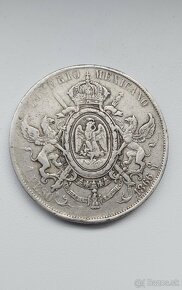 Strieborná minca 1 peso 1866 Mo Mexiko - 2
