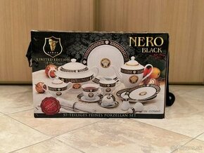 Luxusná porcelánová sada 57-dielna, Da Vinci Nero Black - 2