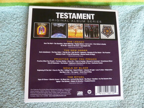 Predám CD-čka Testament Box originál 5CD Album Series nové - 2