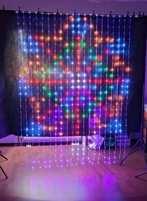 Svetelná reťaz Govee RGBIC Curtain Light 520 LED, 1.5 × 2 m - 2