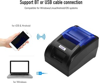 Bluetooth termo tlačiareň Hoin HOP-H58 - 2