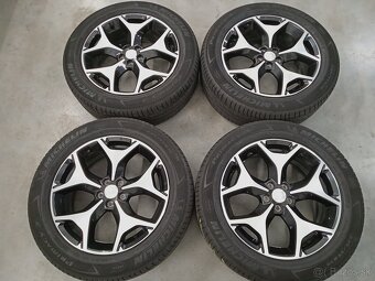 Predam letne ALU 5x100 R18 7J ET48 ORIGINAL SUBARU - 2