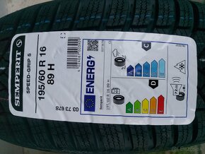 4ks 195/60 r16 - NOVÉ ZIMNÉ SEMPERIT, DOT2023 - 2