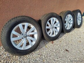 Predám kolesá Volkswagen 5x112 R16+zimné pneumatiky - 2