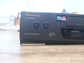 Panasoni NV-HD630 VHS rekordér - 2