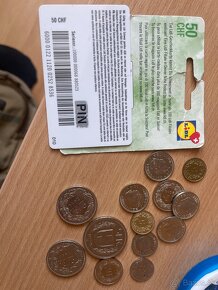 50 chf lidl poukaz plus 10 chf drobne - 2