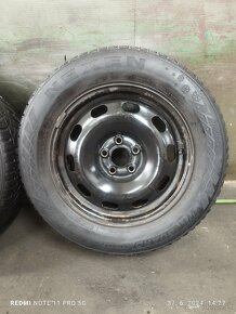 Predám komplet sadu plechových diskov 5x100 R15 195/65 R15 - 2