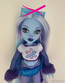 Monster high g3 abbey bominable + krabica - 2