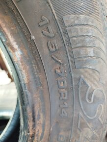 Predám pneumatiky 175/70 R14 - 2