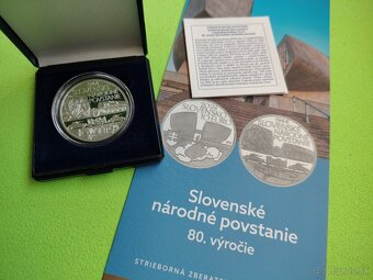 10 eur - Slovenské národné povstanie - PROOF - 2